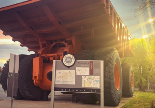 Région des Sources - Camion 200 tonnes - Véro Gilbert Dion - Point d'intéret